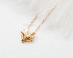 "This Cute Fox necklace is made of high quality Rose Gold plated. Dainty and cute. This simple necklace adds a special little something to your look! So sweet and adorable, feel beautiful everyday~! Necklace: \" Fox necklace in rose gold \" Silver Color https://www.etsy.com/listing/228224782/tiny-silver-fox-necklace-fox-necklace gold Color https://www.etsy.com/listing/228223220/gold-fox-necklace-tiny-fox-necklace Material Chain: rose Gold Plated or rose Gold Filled Pendant: Rose Gold Plated Rose Tiny Rose Gold Charm Necklace As A Gift, Tiny Rose Gold Charm Necklace For Gift, Delicate Handmade Rose Gold Charm Necklaces, Delicate Handmade Rose Gold Charm Necklace, Dainty Rose Gold Necklace For Gift, Dainty Rose Gold Charm Necklaces For Bridesmaid Gift, Dainty Rose Gold Charm Necklace For Bridesmaid, Delicate Rose Gold Charm Necklaces For Gifts, Delicate Rose Gold Charm Necklace As Gift