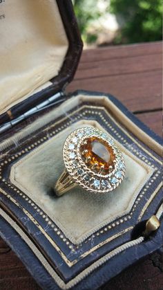 Stunning Vintage Wedding Engagement Cocktail ring, made from 14k Yellow Gold, Gorgeous Citrine and Rose Cut Diamonds... Weight is 6.6 Grams Size is 7, Sizable. Rose cut Diamonds. Layaway plan is available Citrine Wedding, Rose Cut Diamond, Ring Collections, Cocktail Ring, Cocktail Rings, Rose Cut, Vintage Wedding, Wedding Rings Engagement, Citrine