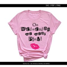 💖 On Wednesdays, we wear pink! 💖 Upgrade your fashion game with our Mean Girls SVG Files, perfect for Cricut Silhouette Cameo projects 🎨 Bachelorette bridal party tops, birthday shirts, and more! Click this link for more details or to buy: https://blonderichandskinny.etsy.com/listing/1310202830/on-wednesday-we-wear-pink-mean-girls-svg  #MeanGirls #SVGFiles #Entrepreneurs #BossLife