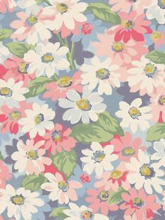 an image of a flower pattern that is very pretty