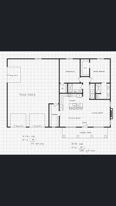 the floor plan for an apartment with two bedroom and one bathroom, which is also attached to