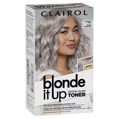 PRICES MAY VARY. TONES BLEACHED, HIGHLIGHTED, LIGHT BLONDES: Tone color-treated blondes, bleached blondes, natural light blondes, highlights and balayage – whether you colored at home or at the salon. 0% AMMONIA: Get soft hues with a big impact, reduced brassy tones, shine and a sheer veil of color for up to 3 weeks WITH CRYSTAL FINISH TREATMENT: Get high-gloss shine that will magnify your blonde and leave your hair feeling incredibly smooth and conditioned SHEER VEIL OF COLOR: This Radiant Opal Toner For Blonde Hair, Clairol Hair Color, Clairol Hair, Opal Hair, Sheer Veil, Grey Hair Dye, Demi Permanent, Hair Toner, Semi Permanent Hair Color