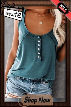 Sleeveless Plain Casual Shirts Vests Tops Casual Tank Vest For Summer, Summer Tank Vest For Everyday, Everyday Spring Vest Top, Everyday Summer Tank Vest, Trendy Summer Vest Top, Casual Sleeveless Cotton Tank Top, Sleeveless Cotton Tops For Everyday, Everyday Sleeveless Cotton Tops, Trendy Sleeveless Blouse Vest Top