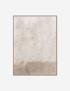 an abstract painting with brown and beige tones