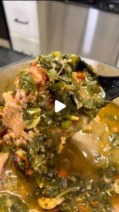 Collard Greens Smoked Turkey, Gumbo Greens, Smoked Turkey Wings, Green Seasoning, Collard Greens Recipe, Sea Foods, How To Devein Shrimp, Boo Thang, Seafood Gumbo