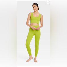 Joylab Seamless Cable Knit Set 2pcs Size Xs New Fitted Seamless Crop Top For Loungewear, Fitted Ribbed Solid Color Sets, Green Athleisure Sets For Loungewear, Green Athleisure Loungewear Sets, Casual Seamless Yoga Sets, Green Cropped Seamless Activewear, Green Seamless Cropped Activewear, Casual Seamless Gym Sets, Green Seamless Top For Loungewear