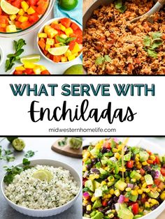 what serve with enchiladas is an easy and delicious side dish