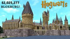 the hogwart's castle is for sale at bloxburg