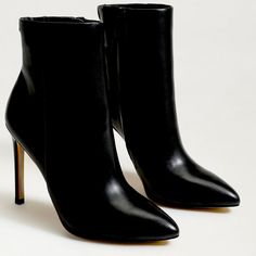 Speedy 1-2 Day Shipping Is Norm. Same Day Shipping If Possible. Feel Free To Contact Me With Any Questions. Fitted Mid-calf Boots For Fall With Closed Toe, Fitted Mid-calf Boots For Fall, Fall Heeled Boots With Padded Heel And Pointed Toe, Chic High Heel Boots With Sculpted Heel, Classic Medium Width Ankle Boot Heels, Fall Almond Toe Heeled Boots With 4-inch Heel, Elegant Boots With 4-inch Heel For Winter, Workwear Ankle Boots With 4-inch Heel, Elegant Winter Boots With 4-inch Heel