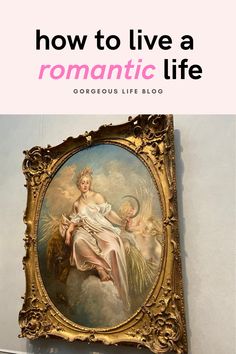 the cover of how to live a romantic life with an image of a woman holding a child