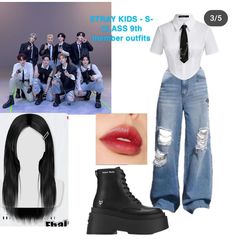 #straykids9thmember #sclass #straykidsoutfits #inspiredoutfits Stray Kids Concert Fit Ideas, S Class Inspired Outfits Skz, Bang Chan Outfits Inspired, Lee Know Outfit Inspired, Stray Kids 9th Member Outfits Girl, Kpop Concert Outfit Ideas Stray Kids, Straykids Inspired Outfits, Stray Kids Outfit Ideas, Straykids Outfits Inspired