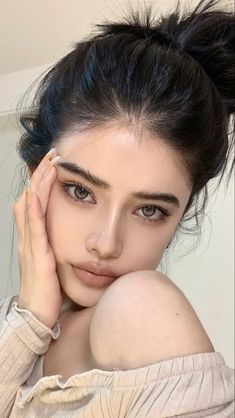 Makeup Asia, Makeup Ulzzang, Asian Makeup Looks, Ulzzang Makeup, Cute Makeup Looks, Hairstyle Women, Short Hairstyle, Asian Makeup