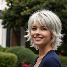 Round Layered Shag Haircut Sag Haircut, Short Hair 50 Year Old Women Fine Hair, Chin Length Shag Hairstyles, Short Round Layers, Textured Shag Haircut, Feathery Hair, Layered Shag Haircut, Short Choppy Layered Hair, Shag Haircuts For Women