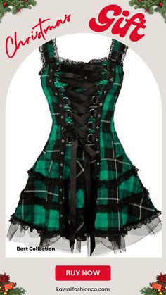 This plus Size gothic dress is perfect for Y2K cosplay costumes Featuring a corset and a unique gothic Style its sure to make a statement Whether youre attending a Halloween party or a themed event this dress is sure to turn heads Its made from soft comfortable fabric and is sure to keep you feeling #y2kaesthetic #clothing #fashion #outfits #y2kstyle #y2kfashion #kawaiifashion #gift #christmas #xmas #genzstyle #genzoutfit Steampunk Halloween Costume Dress, Steampunk Halloween Dress For Alternative Fashion, Steampunk Overbust Dress For Costume Party, Steampunk Cosplay Dress For Halloween, Halloween Fancy Dress Corset Dress, Steampunk Halloween Cosplay Dress, Fitted Corset Dress For Halloween Fancy Dress, Steampunk Corset Dress For Halloween Costume Party, Steampunk Corset Dress For Halloween Party