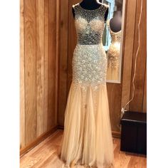 Color: Champagne Size: Xs Uses: 1 No Alterations Or Damages The Dress Is Stunning! Hand Beaded Beautiful Embellishments! Homecoming Court Dresses, Homecoming Court, Color Champagne, Pageant Dress, Formal Gown, Dress Formal, Formal Gowns, Hand Beading, Homecoming Dresses