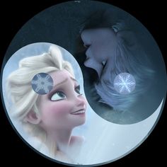 an image of two frozen princesses facing each other