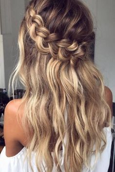 Luxy Hair, Braid Hairstyle, Braided Hairstyles For Wedding, Messy Hair, Party Hairstyles, Loose Hairstyles