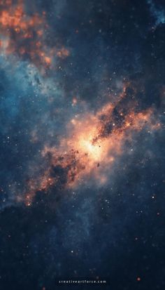 an image of the galactic sky taken from space