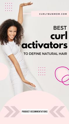 These 11 curl activators will allow you to see your natural hair’s true potential. Say goodbye to frizz & hello to hydrated defined curls. Get definition like never before with these curl activators! Curl activators are curly girl prodcuts that contain ingredients to enhance your natural curl pattern.   The best curl activator for your hair type and state of your hair will not weigh down your hair and will encourage definition and volume.  In this post, I’ll give you insight on 11 of the most loved curl activators that will define your naturally curly hair. Curl Defining Products Natural Hair, Curl Activator, Curly Bun, Curl Defining, Curly Hair Problems, Type 4 Hair, Curl Pattern, Wavy Curly Hair