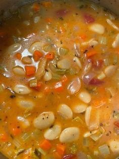 Crockpot Recipes And Tips | Butter Bean Soup Recipe:😋😍🤤👏 | Facebook Butter Bean Soup, Smoked Turkey Legs, Fat Burning Soup, Canned Butter, Beef Barley, Martha Stewart Recipes, Soup Maker, Easy Butter