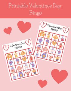 printable valentine's day bingo game for kids