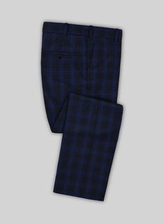 Ignite a spark of vibrancy in your attire with our Reda Ballio Blue Checks Wool Suit. Crafted with pure wool fabric by a skilled tailor, this material features an eye-catching plaid pattern that embodies enduring elegance and practicality. Its remarkable properties provide unparalleled warmth during chilly winters, while its breathability offers respite during sweltering summers. 
  Look Includes    Reda Ballio Blue Checks Wool  Fabric  Two Button Jacket Style  Notch Lapel   Horn Royal Black  Bu Powerful Personality, Cloth Making, Fabric Cross, Flannel Suit, Flannel Pants, Tweed Suits, Silk Suit, Linen Suit, Rich Fabric