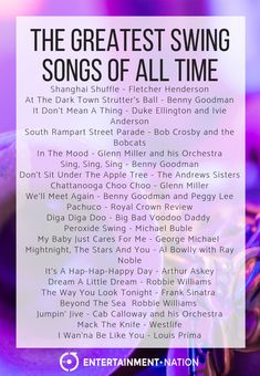 the greatest swing songs of all time