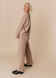 Meet the Oversized Crew, a pull over we'll never get over. Brown Flare Pants, Teddy Fabric, Smooth Face, Flare Pant, Oversized Crewneck, Laundry Day, Gifts For New Mums, Pearl Jewellery Earrings, Jacket Sale