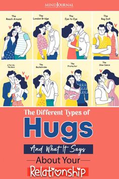 the different types of hugs and what it says about your love for him or her