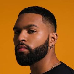 Need some inspirationWe've got 27 of the cleanest black men beard styles all in one place just for youStep your grooming game up Beard Styles Bald, Black Men Beard Styles, Man With A Beard, Bald With Beard, Mustache Styles, Black Men Beards, Best Beard Styles, Beard Game, Black Men Haircuts