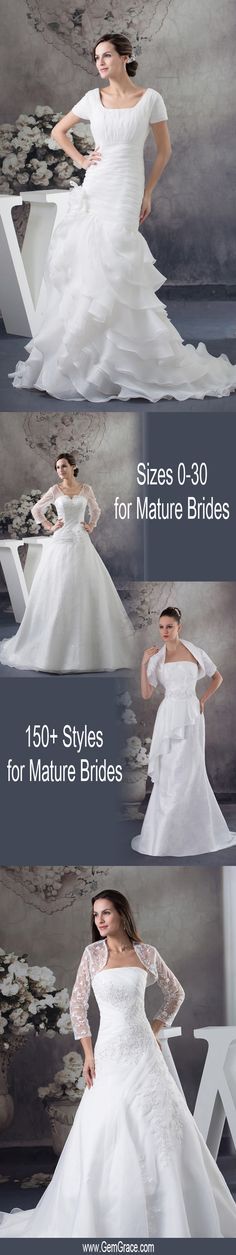 the different types of wedding gowns are shown in this image, and there is no image