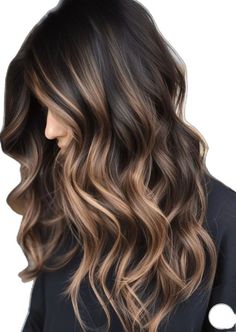 Rambut Brunette, Bronde Balayage, Brunette Hair With Highlights, Dark Hair With Highlights, Spring Hair Color, Caramel Highlights, Brunette Balayage Hair, Brown Hair Balayage, Balayage Brunette