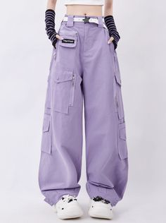 ❤︎ Dance Street Pocket Straight Car Goopants❤︎

⚠️ It takes about 2 weeks to ship the product Purple Aesthetic Clothes, Purple Aesthetic Outfit, Purple Cargo Pants, Kawaii Pants, Sanrio Clothes, Hip Hop Street Style, Pink Cargo Pants, Purple Clothing, Korean Jeans