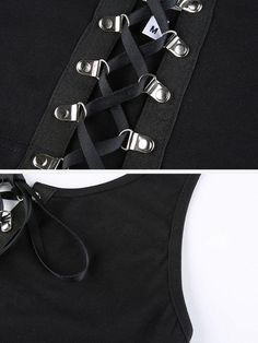 High-quality fabric: Cotton polyester. Clothing details: Cross Strap Hollow Chain. SIZE GUIDE Black Gothic Sleeveless Crop Top, Black Sleeveless Gothic Crop Top, Black Stretch Crop Top For Concert, Edgy Black Tops With Straps, Clothing Details, Cross Straps, Trending Accessories, Dress Accessories, Hoodies Womens