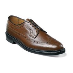 Florsheim  Men's Kenmoor Wingtip Leather Imperial Collection Oxford (Cognac) - ($225.00) Classic Oxford Leather Shoes With Removable Insole, Classic Derby With Moc Toe And Leather Sole, Classic Derby Shoes With Leather Sole And Moc Toe, Classic Moc Toe Derby For Formal Occasions, Classic Moc Toe Oxfords For Semi-formal Occasions, Classic Formal Moc Toe Derby, Classic Semi-formal Oxford Shoes With Round Toe, Classic Oxfords With Moc Toe And Rubber Sole, Classic Oxford Dress Shoes With Moc Toe