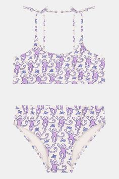 Shop the Official Girls Monkey Two Piece by Roller Rabbit! Free Shipping and Free Returns! Preppy Swimsuit, Pretty Swimsuits, Beachy Aesthetic, Monkey Girl, Swimsuits Outfits, Preppy Girl