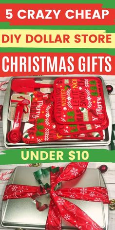 christmas gifts under $ 10 are on sale for the holiday season, and it's only