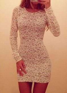 Gorgeous Long sleeve Lace Dress in Black and White Bodycon Graduation Dress, Fitted Lace Dress, Stitching Dresses, Strapless Bodycon Dress, Short Lace Dress, Mini Dresses For Women, Long Sleeve Lace Dress, Lace Mini Dress, Fancy Dresses