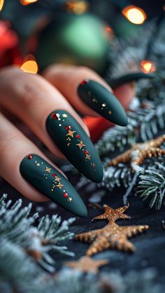 15 Christmas Nails Trendy Styles – Get Ready to Dazzle! 💅 Get ready to shine this holiday season with these Christmas Nails Trendy styles that everyone is raving about! From classic Christmas Nails Acrylic to stunning Christmas Gel Nails, there\'s a look for every occasion. 🎅✨ Looking for festive December Nails or sleek Winter Nails Acrylic? We\'ve got you covered. Embrace the holiday spirit with Xmas Nails and creative Christmas Nail Designs that will take Her Nails to the next level. Try Re... Tree Nails Art, Christmas Elegant Nails, Nail Christmas Ideas, Fall Leave Nails, Fall Tree Nails, Nail Inspiration Christmas, Fall Christmas Nails, Fall Winter Nails