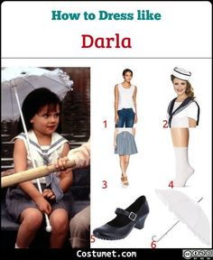 the instructions for how to dress like darla