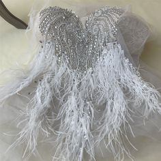 "Heavy Beads Embroidery Lace Applique Motif Materials Flower Lace Patch With Sequin swing on Bridal Wedding Dress Dress Skirt(SAP1443) Size:  60 cm x 35 cm (23.62\" x 13.77\") This listing is for 1 piece, more in stock. We offer special discounts for designers and wholesale orders! You can choose a express shipping here: https://www.etsy.com/listing/602095820/express-shipping-charge?ref=shop_home_active_8 Please send us your phone number if you choose express delivery. Any problem, please feel f White Glamorous Tulle Gown, Glamorous White Tulle Gown, Glamorous Embellished Wedding Dress With Sweetheart Neckline, White Embellished Tulle Gown, White Embellished Dress For Ceremony, Embellished Tulle Dress For Mother Of The Bride, Embellished Tulle Wedding Dress, White Beaded Banquet Dress, White Beaded Dress For Banquet