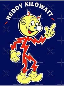 a cartoon character is pointing to the left with his right hand up in front of him