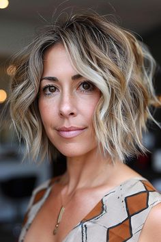 New Hair Cut Style, Voluminous Blowout, Dark Bob, Shaggy Lob, Lob Hair, Modern Shag Haircut, Chic Bob, Short Haircuts With Bangs, Shaggy Bob