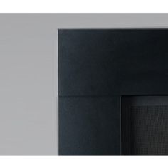 Monessen Black Surround for 33 Solstice Vent Free Gas Insert Brick Wall Fireplace, Black Fireplace Surround, Black Mantle Fireplace, Black Tile Fireplace, Brick Fireplace Wall, Black Mantle, Fireplace Style, Black Brick Wall, Painted Brick Fireplaces