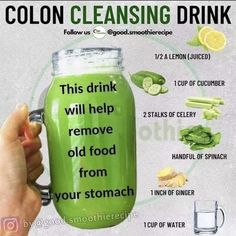 Detox Smoothies, Cleansing Drinks, Smoothie Drink Recipes, Home Health Remedies