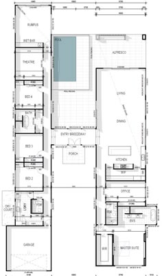 the floor plan for an apartment building with two levels and three rooms, including one bedroom