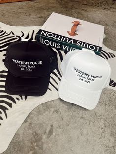 These new trucker hats are perfect for those bad hair days & so cute too!! Western Vogue, Vogue Home, Wild Rag, Rodeo Drive, Bad Hair Day, Bad Hair, Hair Day, Trucker Hats, Trucker Hat