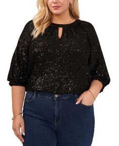 out of stock Keyhole Blouse, Keyhole Top, Sequin Blouse, Dolman Sleeve Tops, Sequin Top, Blouse Black, Dolman Sleeve, Kids Jacket, Vince Camuto