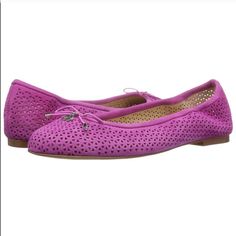 Nwt, Suede Perforated Flats. Classic Sam Edelman Staple. 7.5