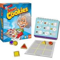 the smart cookies game is in its box